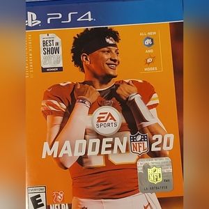 PS4 MADDEN 20